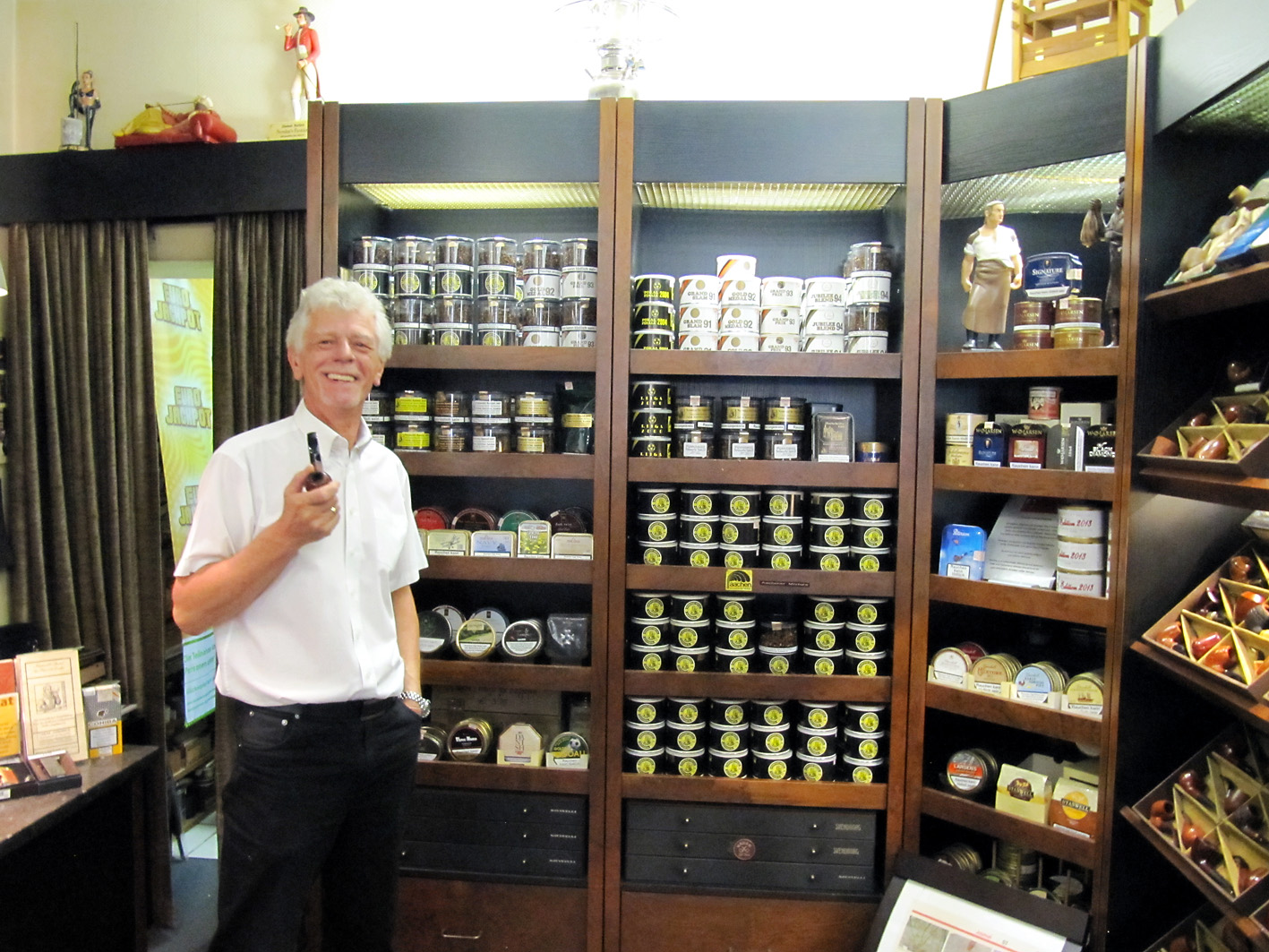 Herr Jurewicz in his shop